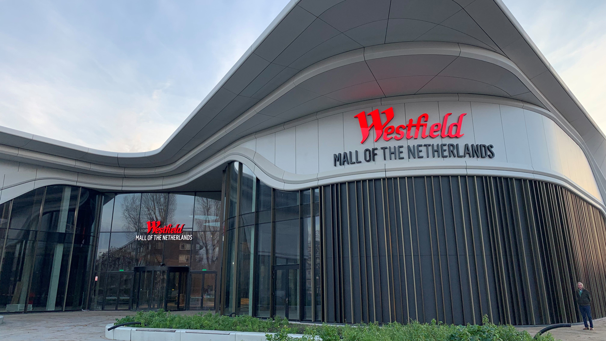 Exterior of Westfield Mall of the Netherlands